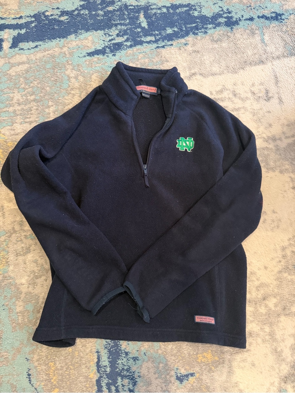Vineyard Vines Notre Dame Quarter Zip